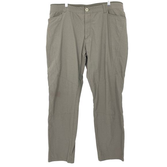 Kuhl Outdoor Hiking Pants Mens Size 40 X 32 Slim Straight Leg Greige *READ - Picture 1 of 9